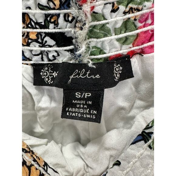 Filtre Women's Floral Wide Leg Palazzo Drawstring Pants size Small - Picture 4 of 5